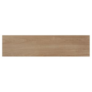 Porcelanato Amadeirado Carvalho Natural Marrom Acetinado 26x106cm Caixa com 2 m² Biancogres