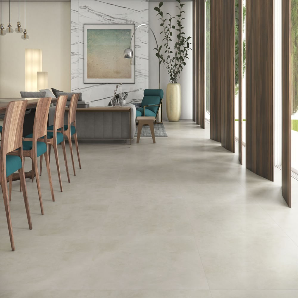 Porcelanato Areia Acetinado 84x84cm Retificado Caixa 2,12m² Eliane