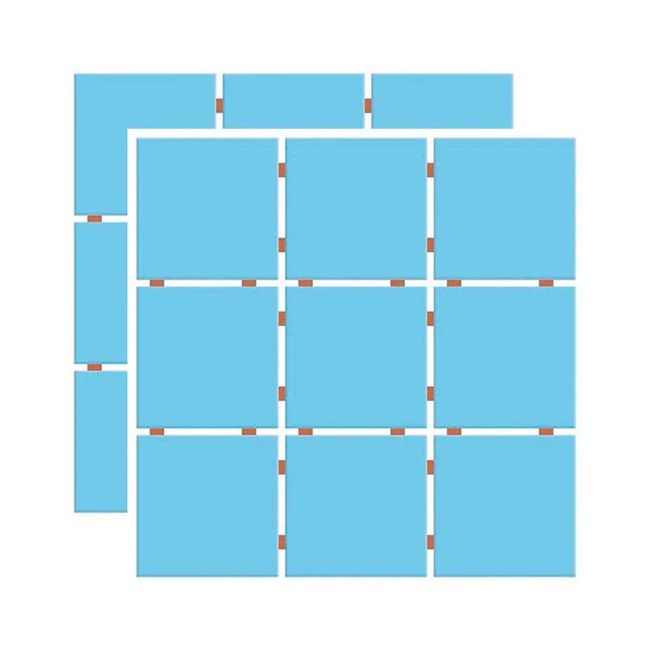 Revestimento Fachada E Piscina Azul Piscina Brilho 10x10cm Caixa 2,07 m² Ceral