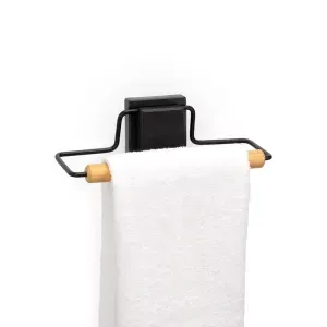 Porta Toalha De Rosto Black 3M Eco Design Arthi