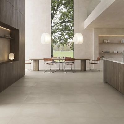 Porcelanato Cimentício Hit Camel Natural 90x90cm Portobello