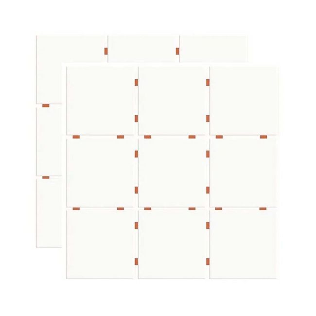 Revestimento Fachada e Piscina Branco Esmaltado 10X10cm Caixa com 2,07 m² Bold Ceral