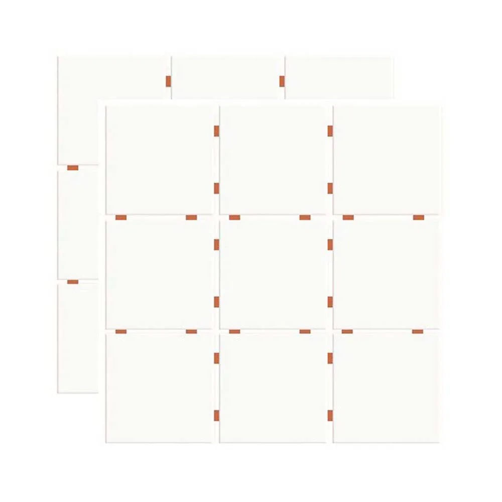 Revestimento Fachada e Piscina Branco Esmaltado 10X10cm Caixa com 2,07 m² Bold Ceral