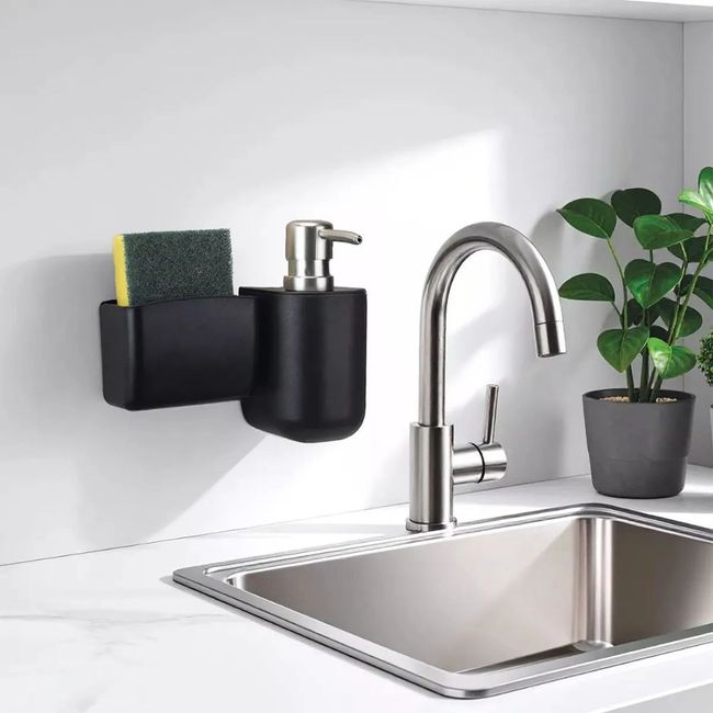 Conjunto Dispenser Detergente E Esponja Arthi