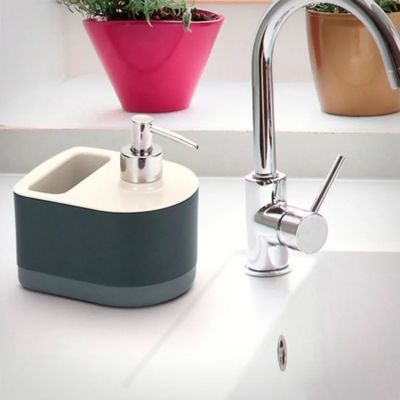 Dispenser para Detergente e Bucha Black e White By Arthy