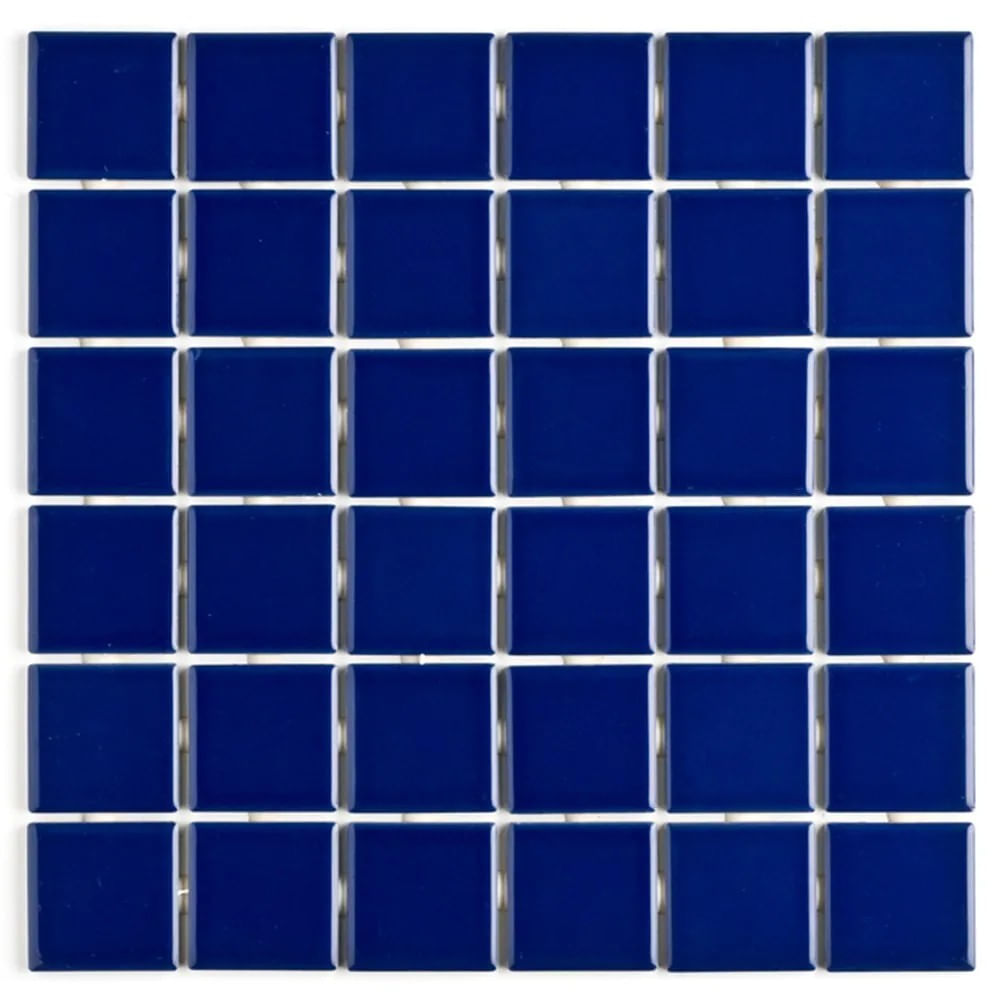 Pastilha Drop System Azul Aracati Esmaltado 5X5 cm Caixa com 1,41 m2 Bold Atlas