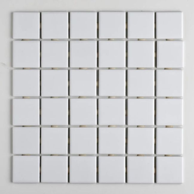 Pastilha Drop System Branco Ártico Esmaltado 5X5 cm Caixa com 1,41 m2 Bold Atlas