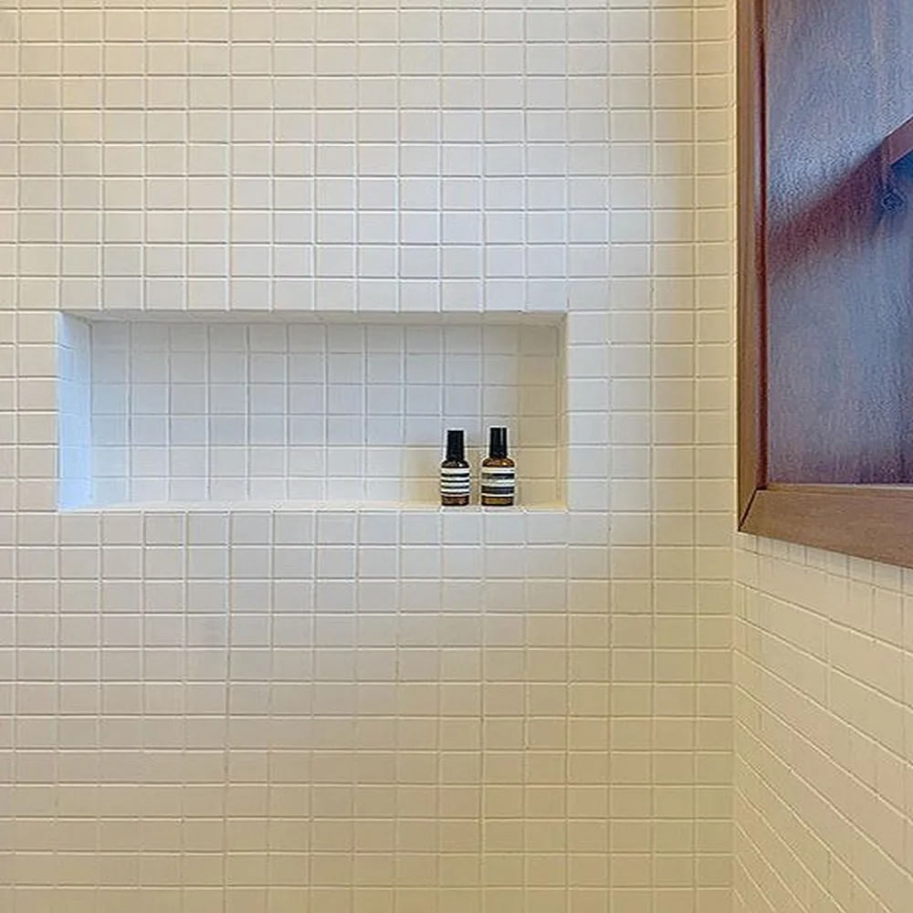 Pastilha Drop System Branco Ártico Esmaltado 5X5 cm Caixa com 1,41 m2 Bold Atlas