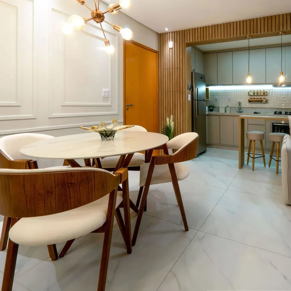 Porcelanato Mont Blanc Acetinado 90x90cm Retificado Caixa com 1,62m² Eliane