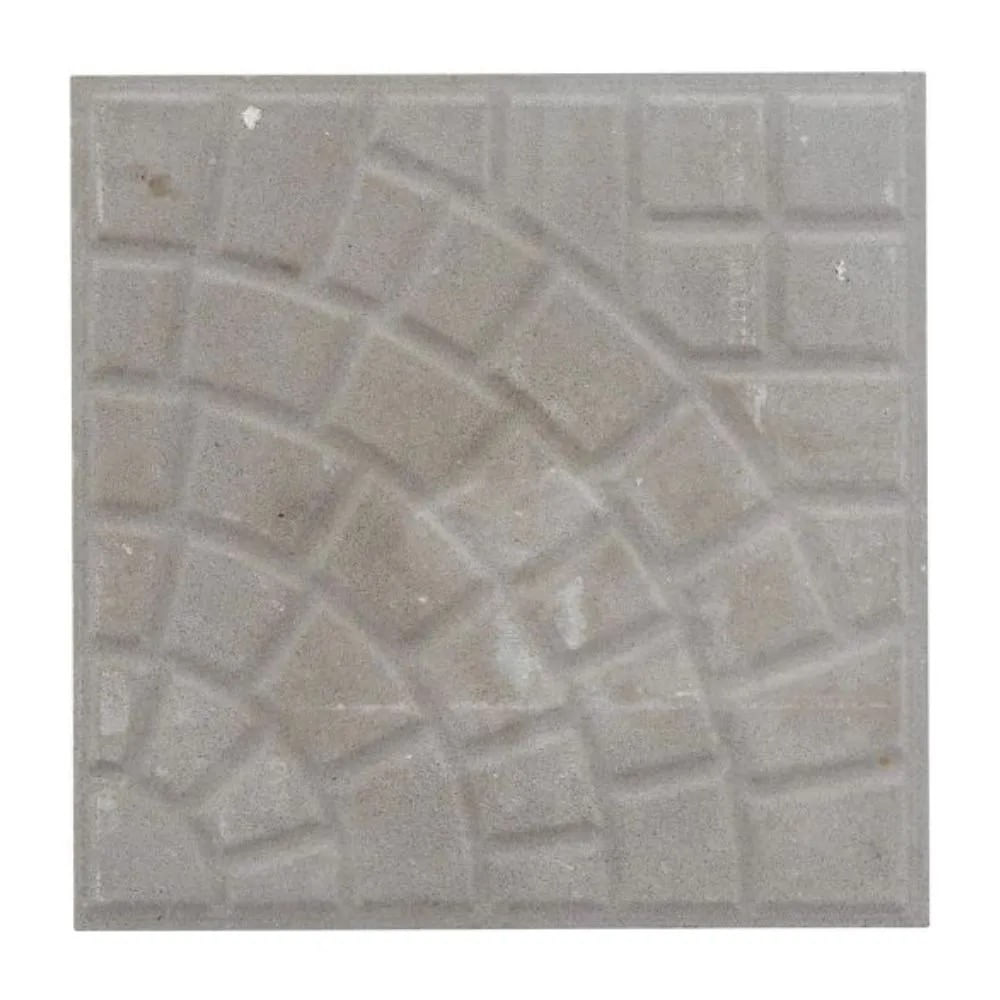 Piso Ladrilho Hidráulico Firenze Cinza 30,7X30,7cm Caixa com 0,47 m² Borda Reta Cimartex