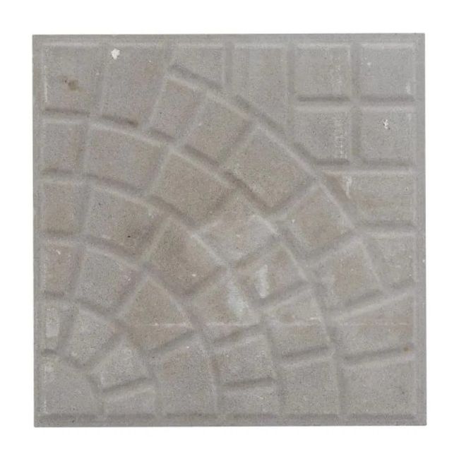 Piso Ladrilho Hidráulico Firenze Cinza 30,7X30,7cm Caixa com 0,47 m² Borda Reta Cimartex