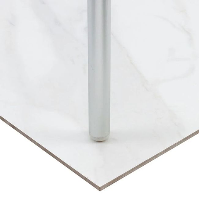 Porcelanato Esmaltado 90x90cm Caixa com 2,4 m² Branco Calacata Altissimo Biancogres