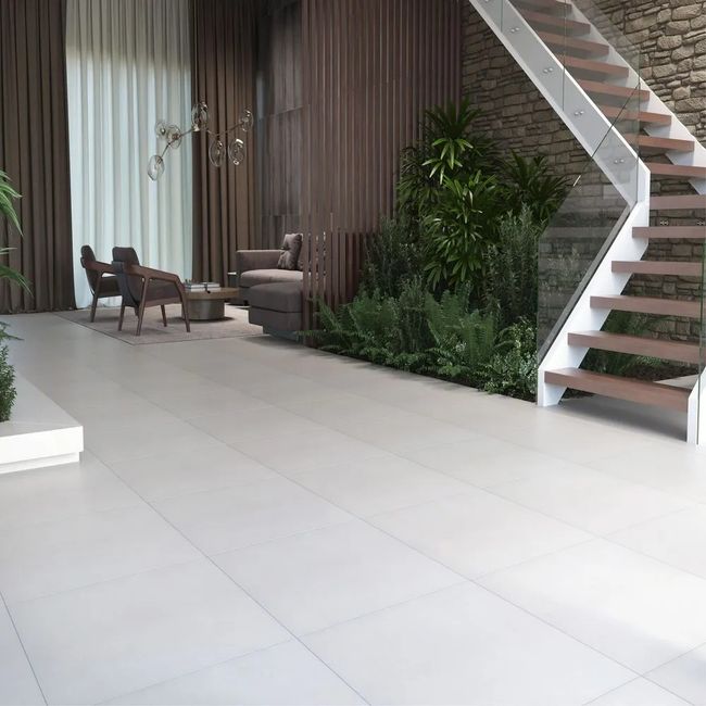 Porcelanato Urban Off-White HD Acetinado 84x84 Retificado Classe A 2,12m² Elizabeth