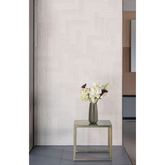 Revestimento Prisma Off White Mt 7x25cm Bold Caixa 0,52m² Eliane