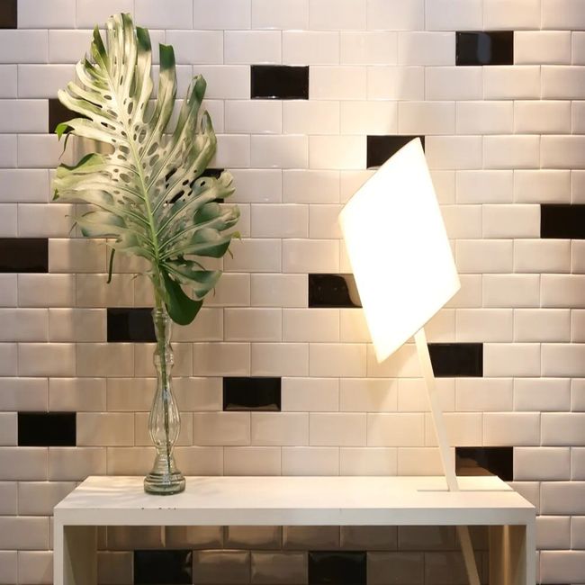 Revestimento de parede 8x25cm Decora 25 peças lux white Portinari