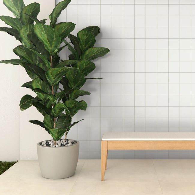 Revestimento Para Piscina Eliane Bold 15,5X15,5cm Branco