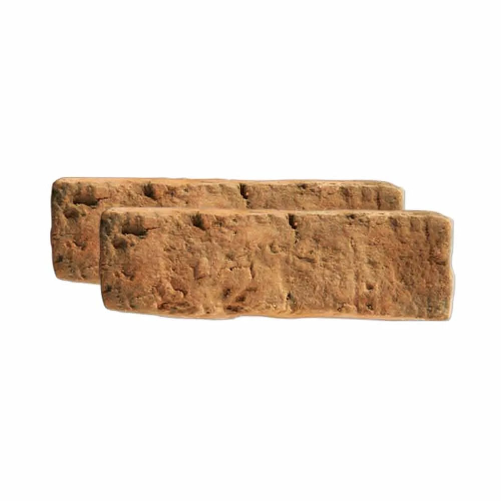 Revestimento Parede Brique Terracota Carvão Passeio