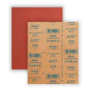 Lixa para Parede A257 Grao 220 22,5x27,5cm Norton