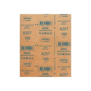 Lixa para Parede A257 Grao 180 22,5x27,5cm Norton