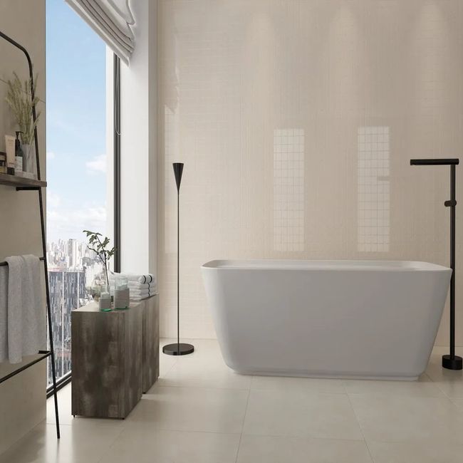 Porcelanato Berlin Branco Ret. 90X90 Cx 1,62 M2 Ceusa