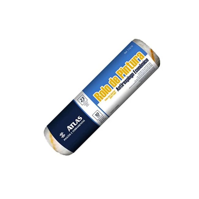 Rolo de Pintura Antirespingo Lã Sintética 23CM Atlas