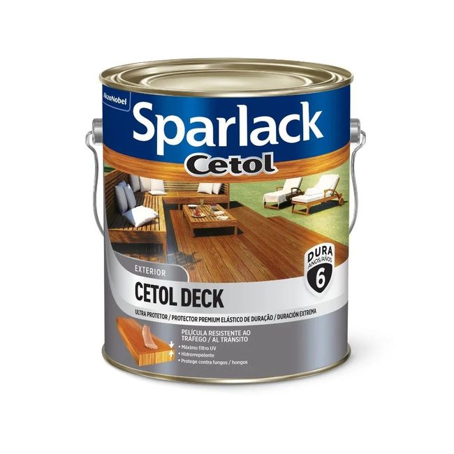 Verniz Semibrilho Cetol Deck Natural 3,6l Sparlack