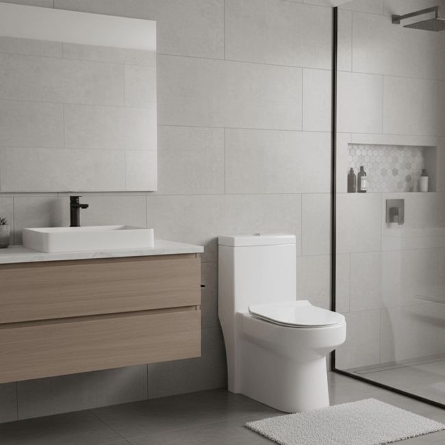 Vaso Sanitário Monobloco Gemini Branco Alterna