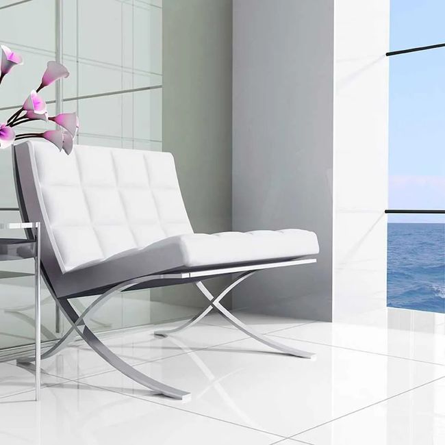 Piso Cerâmico Esmaltado 50x50cm Caixa com 2,5 m² Brilhante Extra Branco Formigres