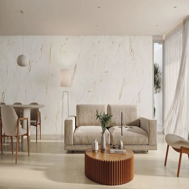 Porcelanato Santorini Sgr Natural 120 X 120 Retificado Caixa 1,44 M2 Portinari