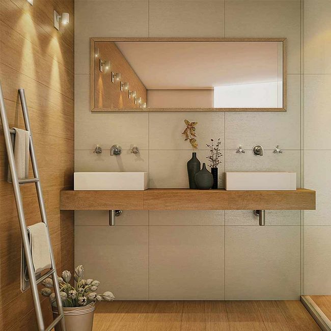 Porcelanato Ecofloor Carvalho 24,5x100 caixa com 2,2m² Villagres