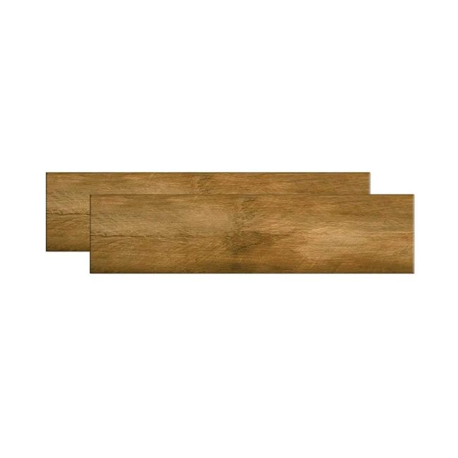 Porcelanato Madero Jatoba Externo 24,5x100 caixa com  2,2m² Villagres