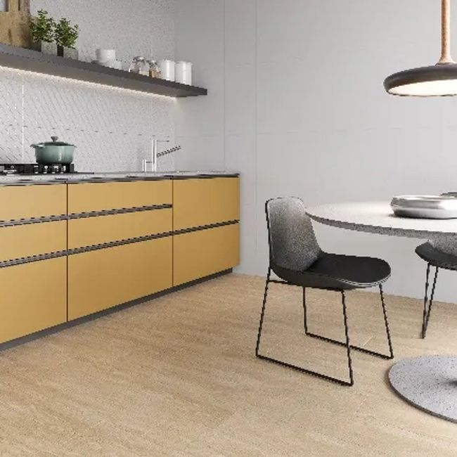 Porcelanato Esmaltado 26x106cm Caixa com 2 m² Bege Tauari Bege Incesa