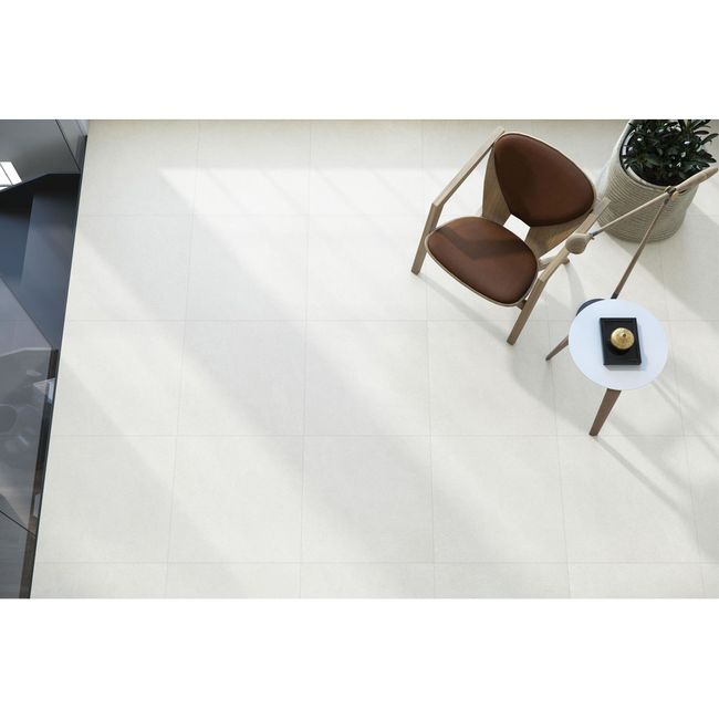 Piso Habitat Branco Acetinado 45X45 Caixa 2,43 m² Eliane