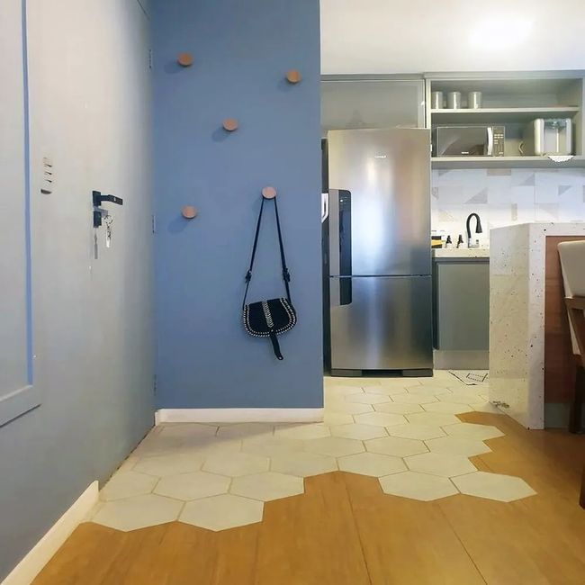 Revestimento Para Piscina Cinza Hexagonal 22,3 cm Grés Antares Mate Bold Atlas