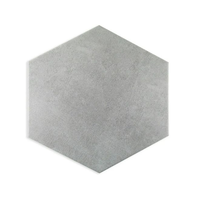 Revestimento Para Piscina Cinza Hexagonal 22,3 cm Grés Sirius Mate Bold Atlas