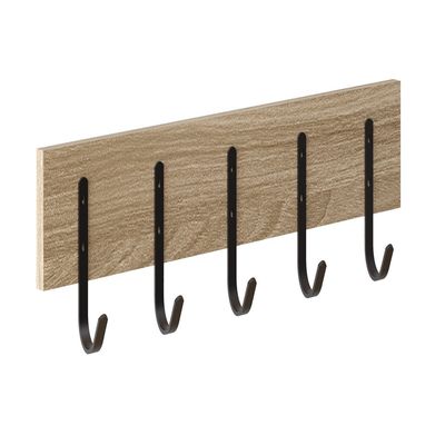 Cabideiro-Simples-Nogueira-Com-5-Ganchos-Preto-PratK-2623226-1