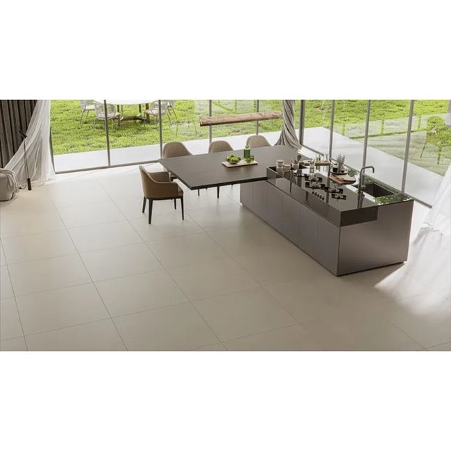 Porcelanato Cimentício Cinza Retificado Polido 90x90cm Vigo Lux 2,65m² Royal Grés