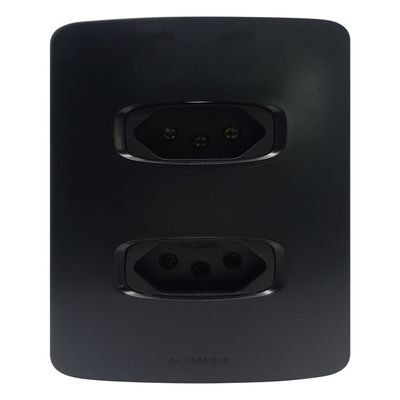 Conjunto-2-Tomadas-20A-Com-Placa-4X2-Preto-Gracia-Maxx-Alumbra-2611627-1
