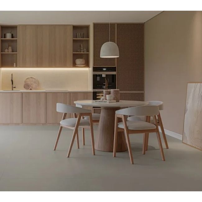 Porcelanato Cimentício Cinza Retificado Acetinado 83x83cm Nice Gray 2,73m² Royal Grés