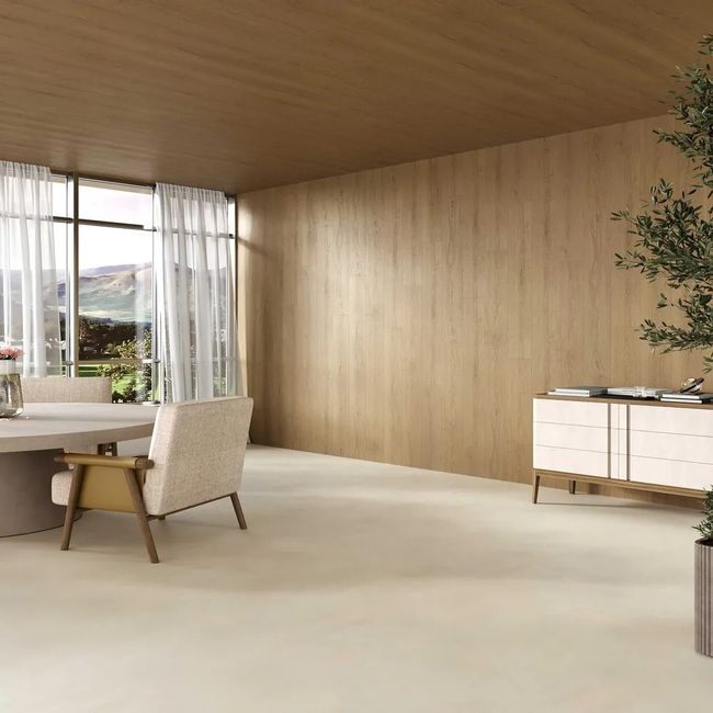 Piso Vinílico Vita Baviera 19X130 2Mm Caixa 5,92M2 Colado Biancogres