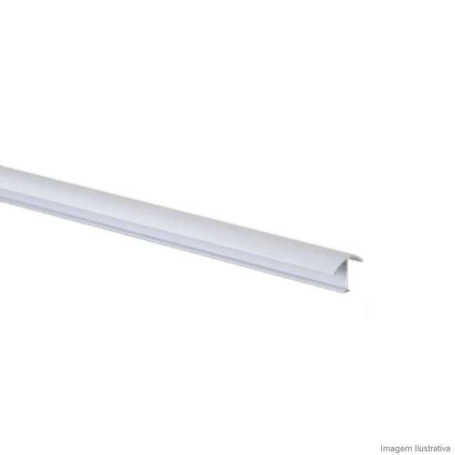 Cantoneira Redondo 3 Metros Epóxi Branco Reisam