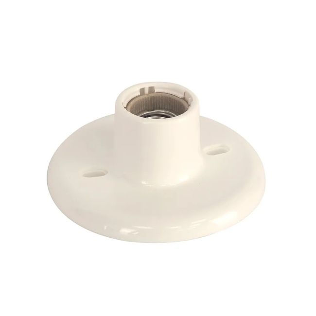 Plafonier E27 Termoplástico Branco LLumm Bronzearte