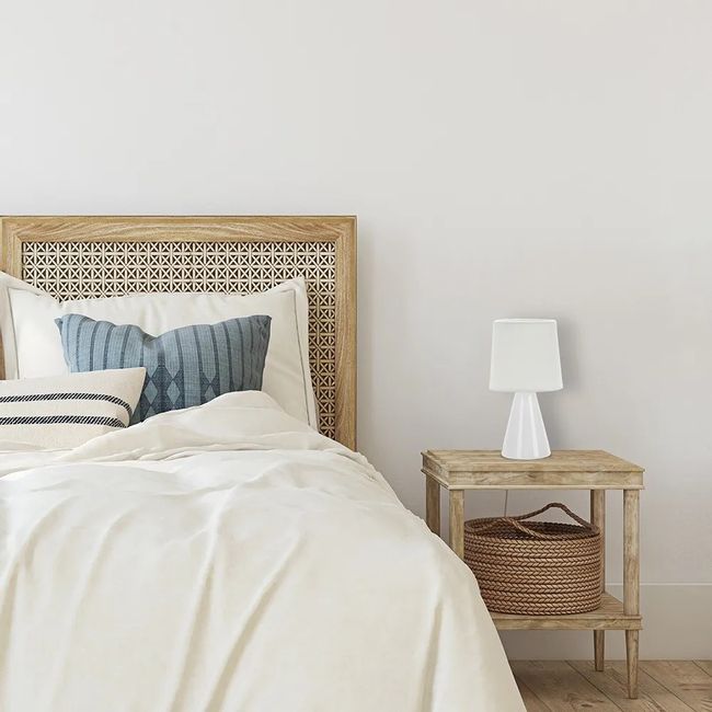 Abajur De Cerâmica Pottery E27 Branco 25cm Taschibra