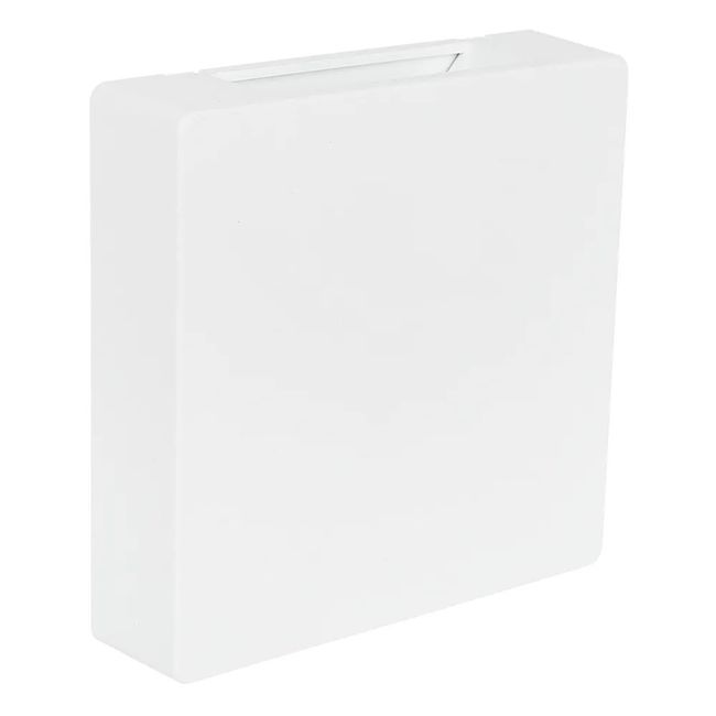 Arandela Clean Led Quadrada 2 Fachos Abs 3W 3.000K Branco Blumenau Iluminação