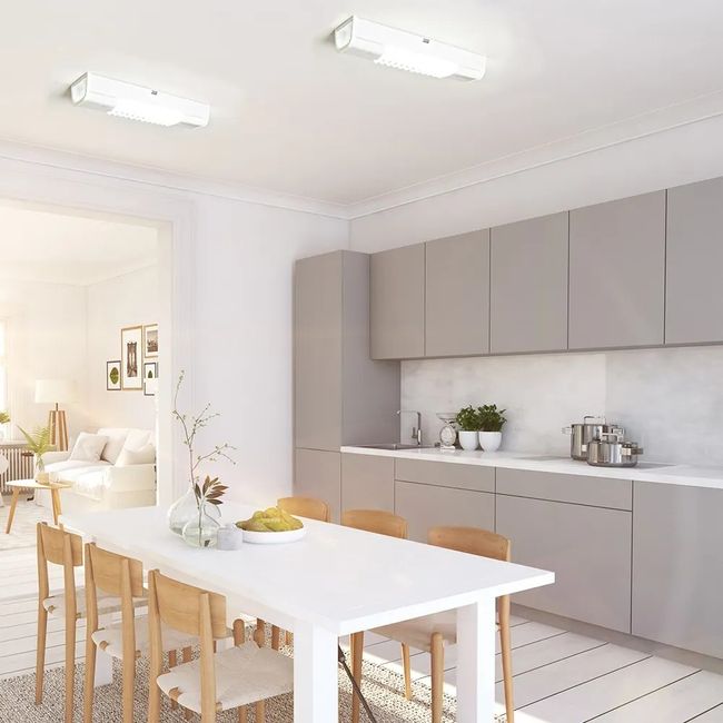 Luminária Compacta TA 7 1X E27 Branca Taschibra