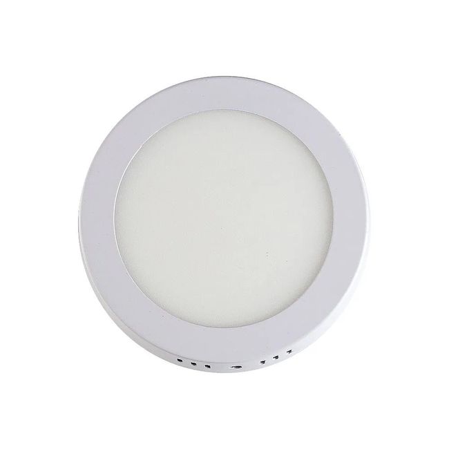 Painel De Sobrepor Home Led Redondo 6W 3000K Facho 120° IP20 Bivolt LLumm Bronzearte