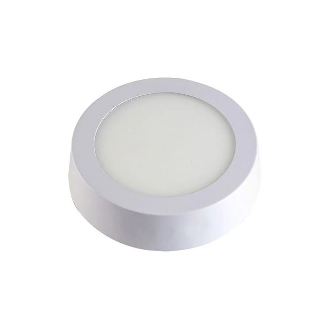 Painel De Sobrepor Home Led Redondo 6W 3000K Facho 120° IP20 Bivolt LLumm Bronzearte
