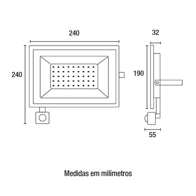 Refletor-Led-Pro-Sensor-100W-Ip66-Aluminio-Retangular-240Mm-Bivolt-6500K-Preto-Blumenau-2629402-1