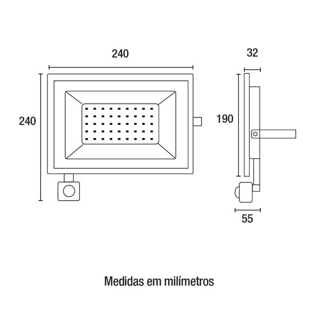 Refletor-Led-Pro-Sensor-100W-Ip66-Aluminio-Retangular-240Mm-Bivolt-6500K-Preto-Blumenau-2629402-1