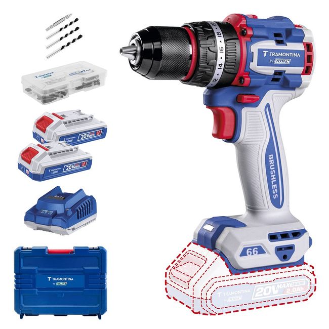 Maleta-ParafusadeiraFuradeira-De-Impacto-12-13Mm-20V-66-NM-Brushless-By-Total-Com-2-Baterias-20V-De-2-0Ah-Carregador-Tramontina-2634368-1